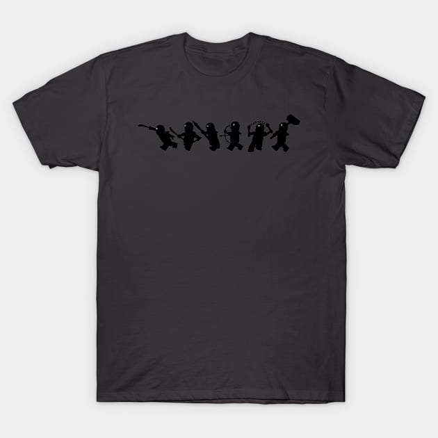 Ninja Never Quit T-Shirt by NerdsDoingNerdyThings